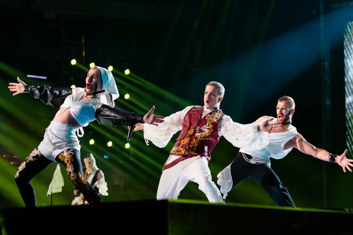 Baby Lasagna rehearsing Rim Tim Tagi Dim for Croatia at the First Rehearsal of the First Semi Final at Malmo Arena1