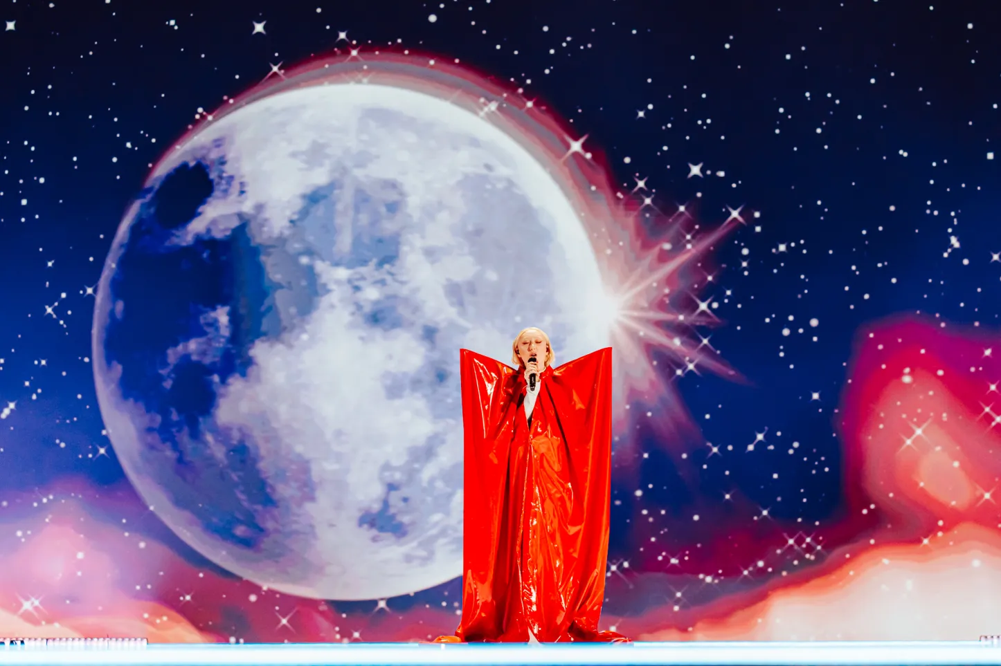 LUNA rehearsing The Tower for Poland at the First Rehearsal of the First Semi Final at Malmo Arena3