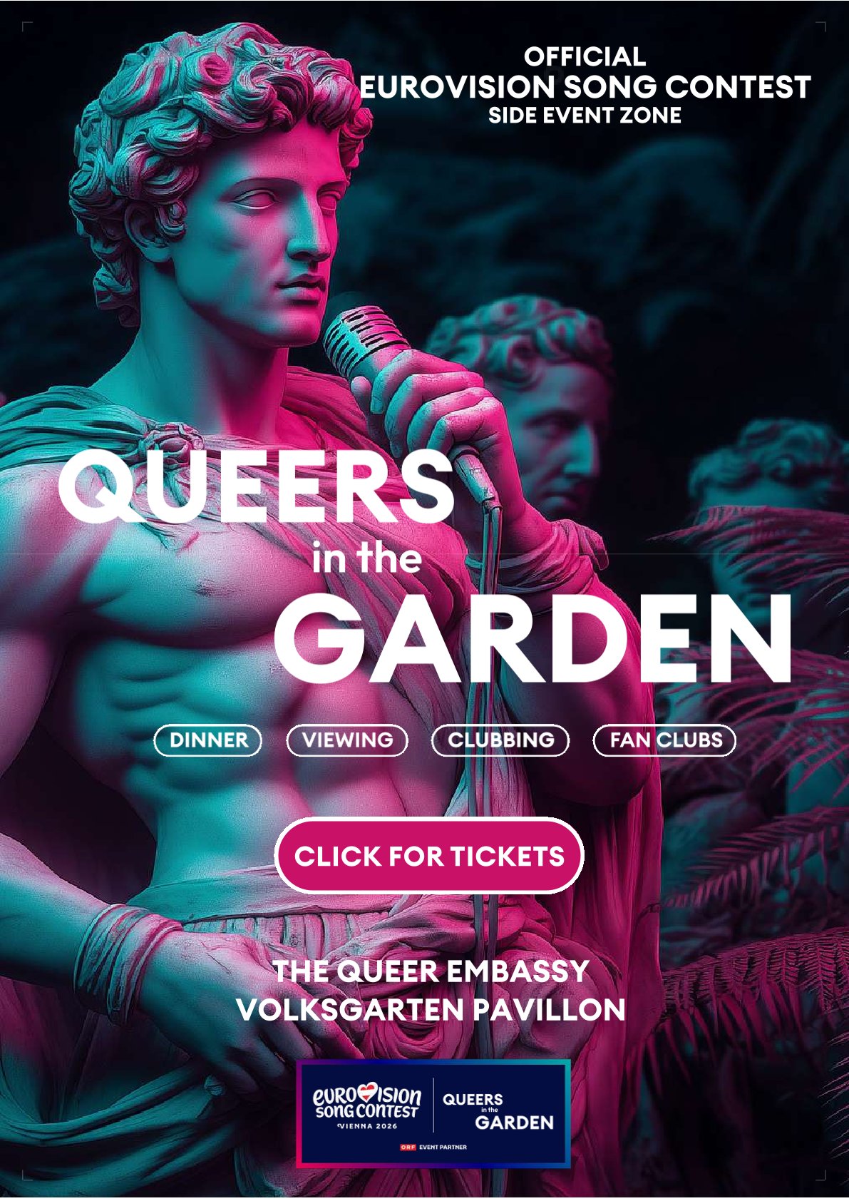 QUEERS in the GARDEN May 13 16 Volksgarten Pavillon Wien 1